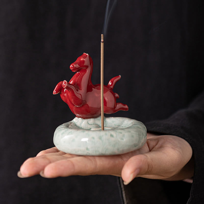 Buddha Stones Year Of The Horse 2026 New Year Home Decoration Incense Burner
