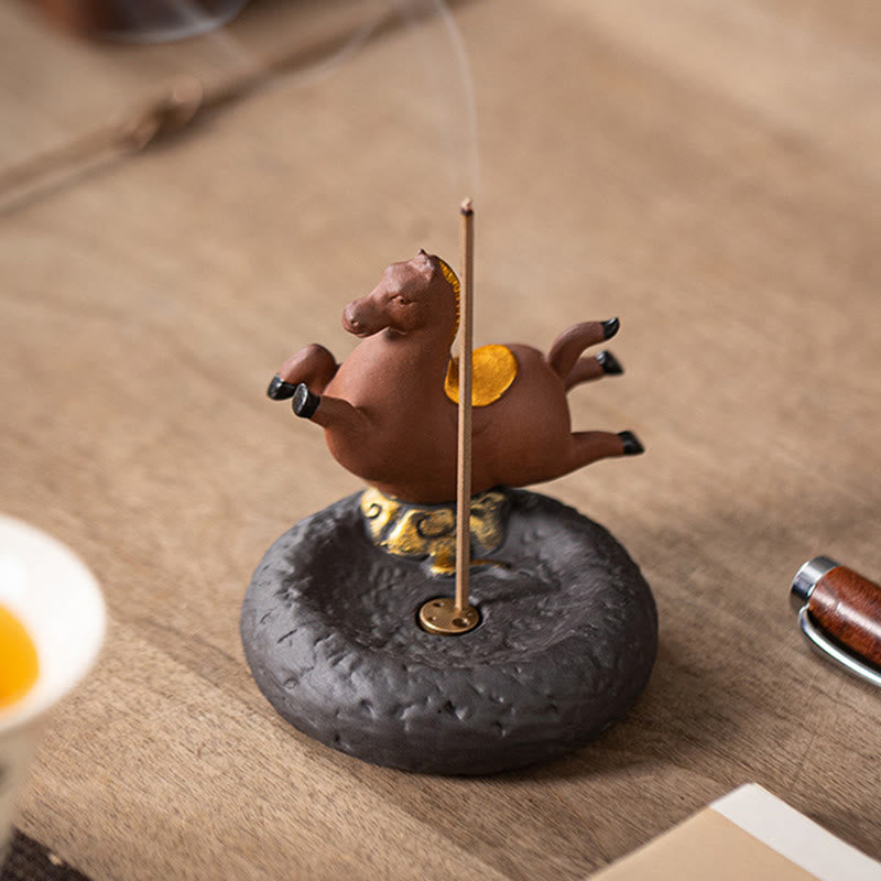 Buddha Stones Year Of The Horse 2026 New Year Home Decoration Incense Burner
