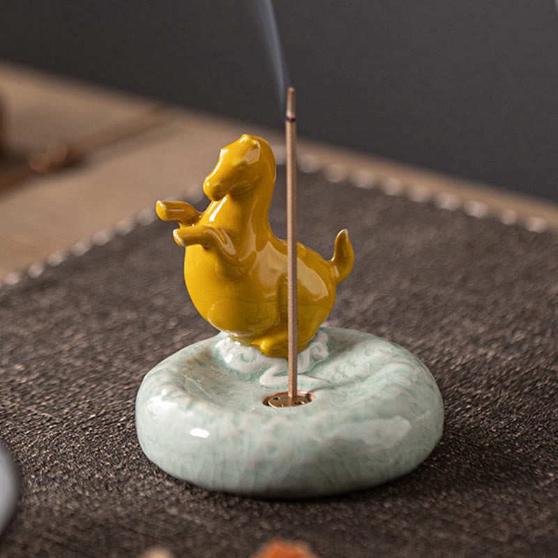 Buddha Stones Year Of The Horse 2026 New Year Home Decoration Incense Burner