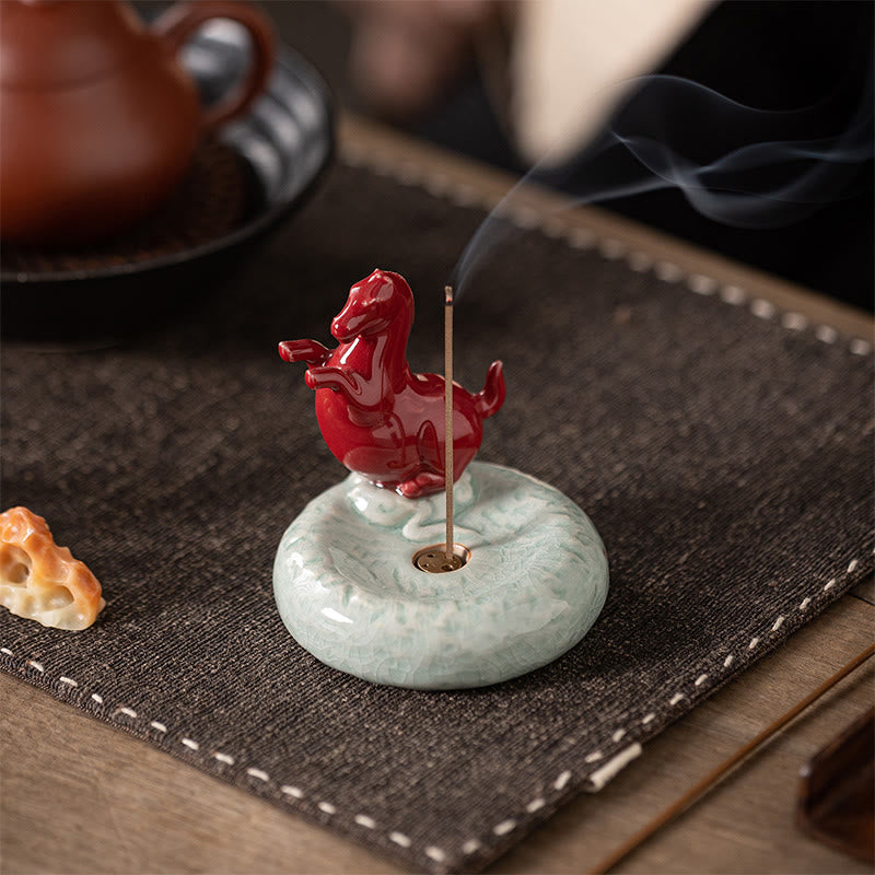 Buddha Stones Year Of The Horse 2026 New Year Home Decoration Incense Burner