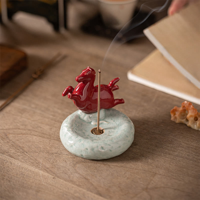 Buddha Stones Year Of The Horse 2026 New Year Home Decoration Incense Burner