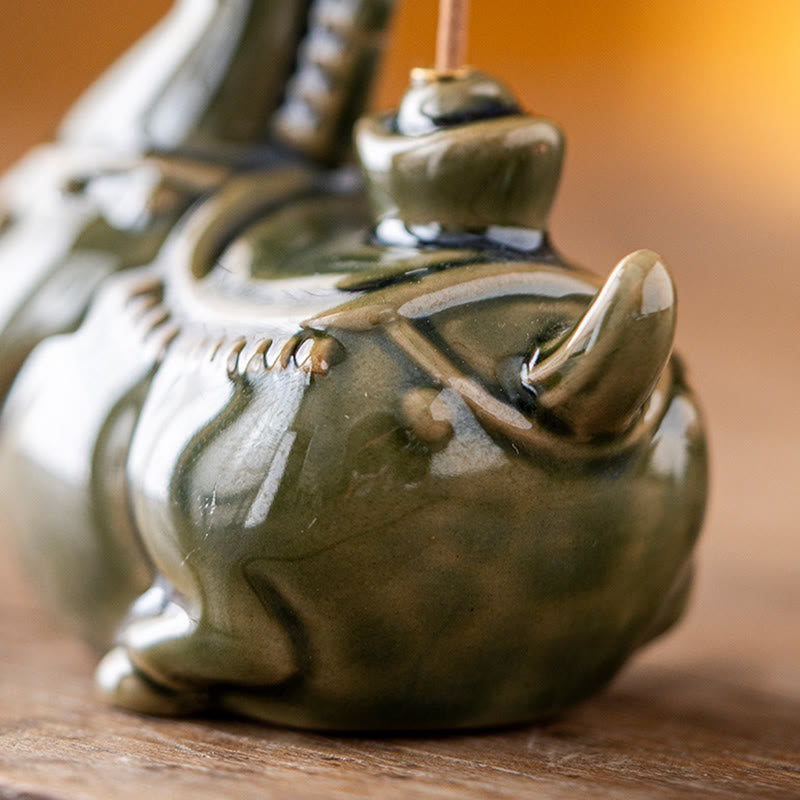 Buddha Stones Year Of The Horse 2026 New Year Ingot Luck Incense Burner