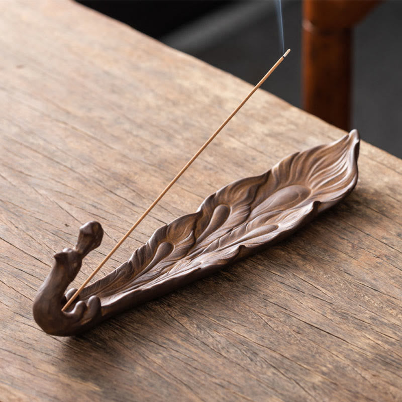 Buddha Stones Peacock Shape Fortune Home Decoration Incense Burner