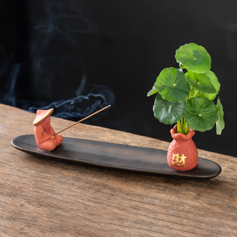Buddha Stones Pixiu Wealth Home Decoration Incense Burner