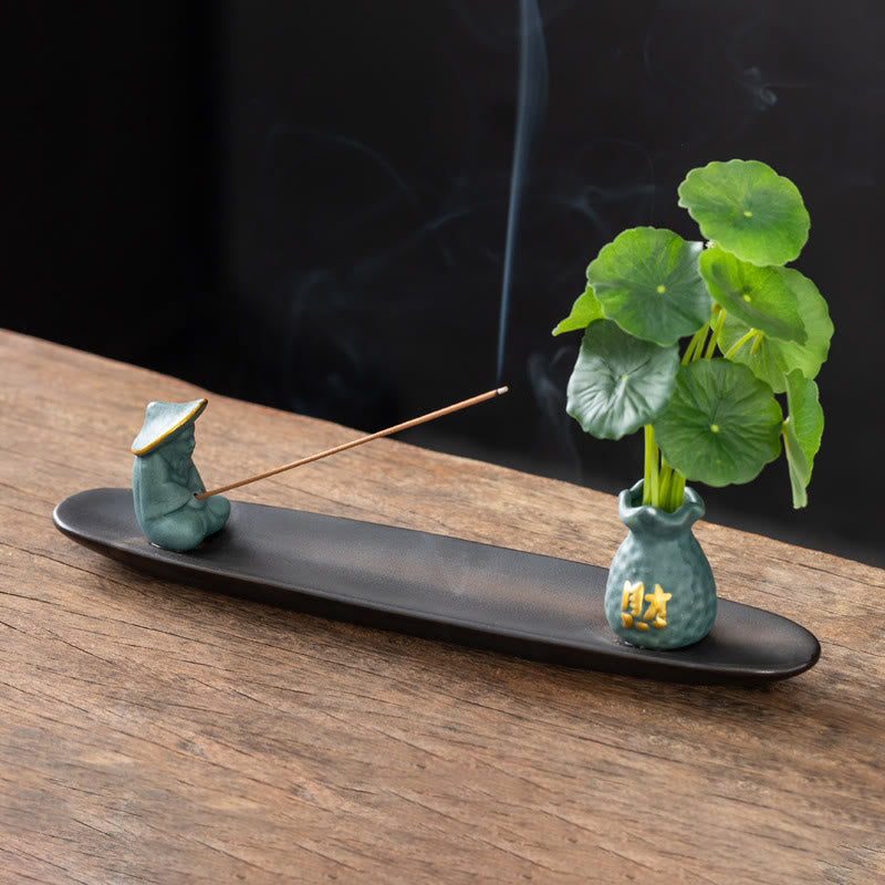Buddha Stones Pixiu Wealth Home Decoration Incense Burner