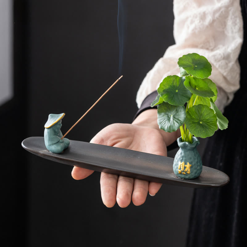 Buddha Stones Pixiu Wealth Home Decoration Incense Burner
