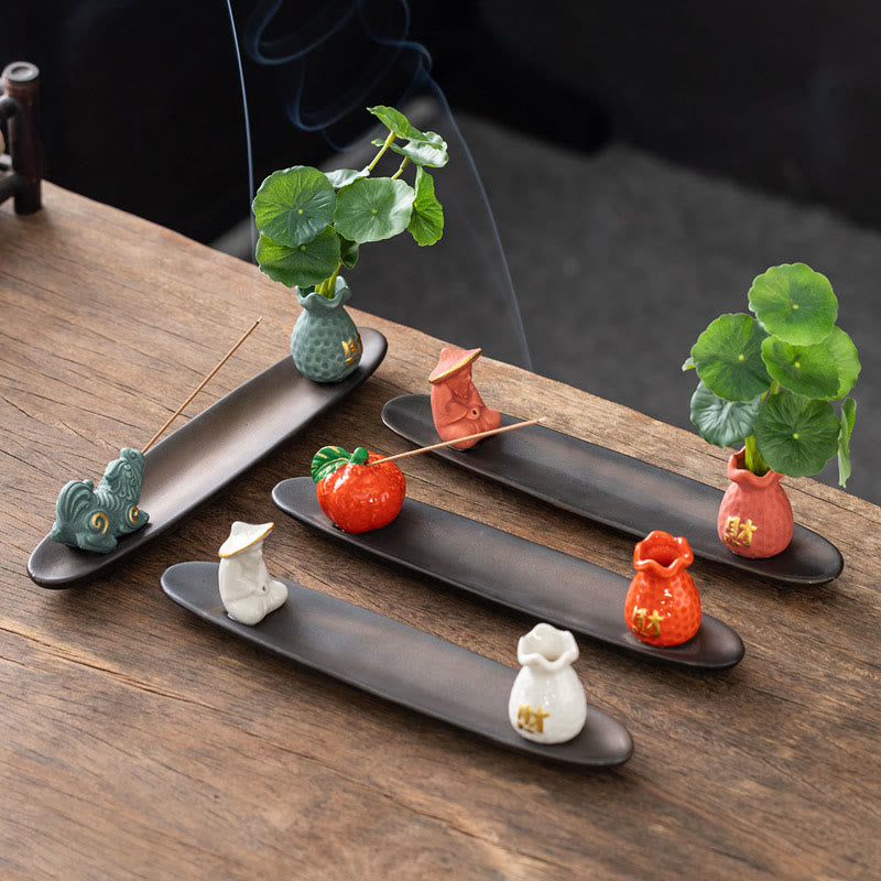 Buddha Stones Pixiu Wealth Home Decoration Incense Burner