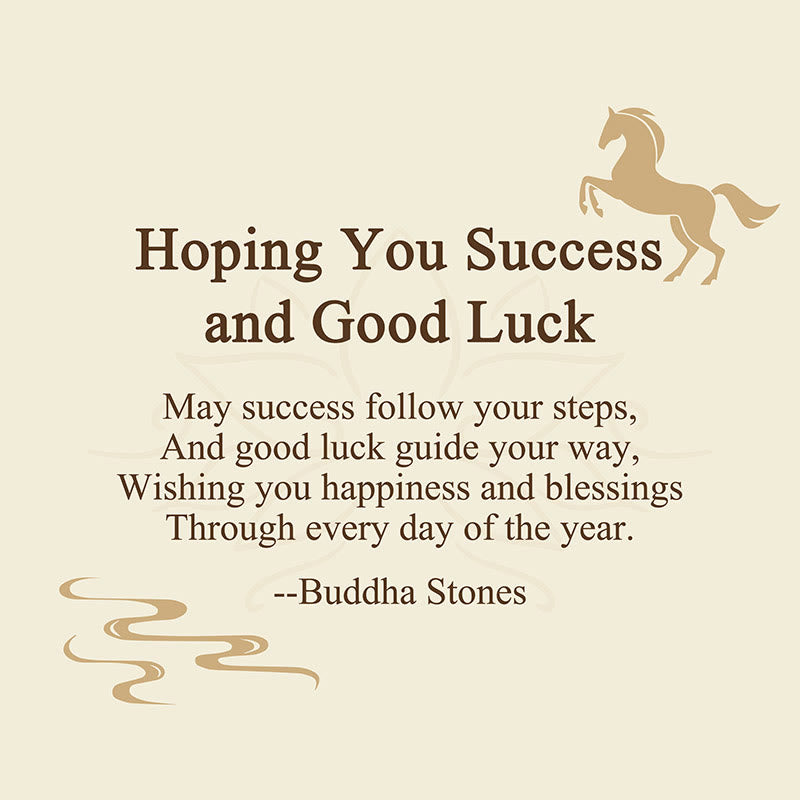 Buddha Stones Hoping You Success and Good Luck Year Of The Horse Ingot Get Rich Fast Mini Liuli Crystal Decoration Includes Gift Message Card
