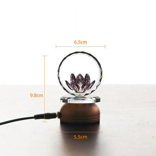 Buddha Stones Lotus Copper Brass New Beginning Home Decoration