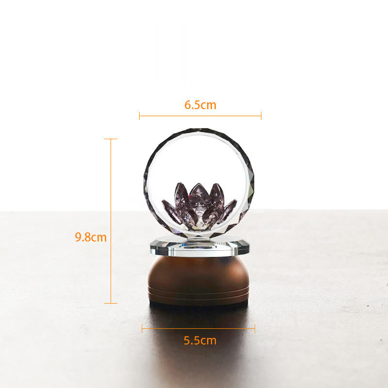 Buddha Stones Lotus Copper Brass New Beginning Home Decoration