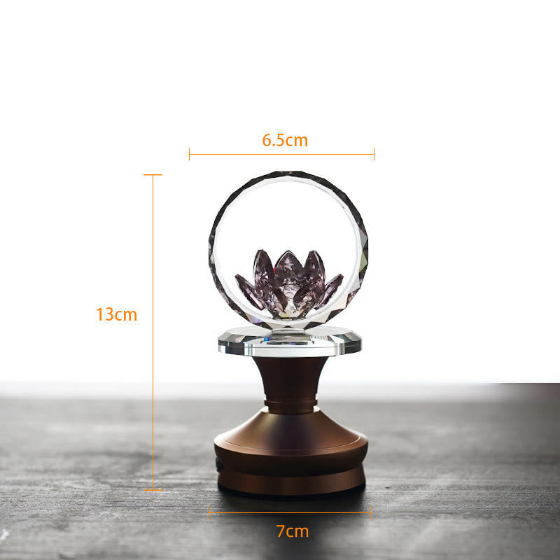 Buddha Stones Lotus Copper Brass New Beginning Home Decoration