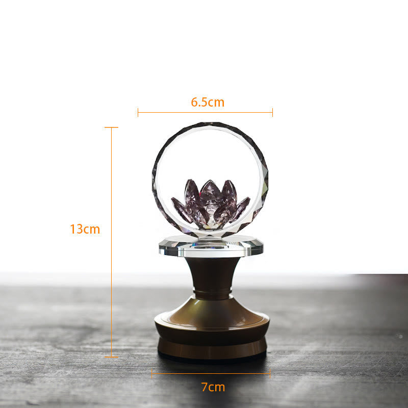 Buddha Stones Lotus Copper Brass New Beginning Home Decoration