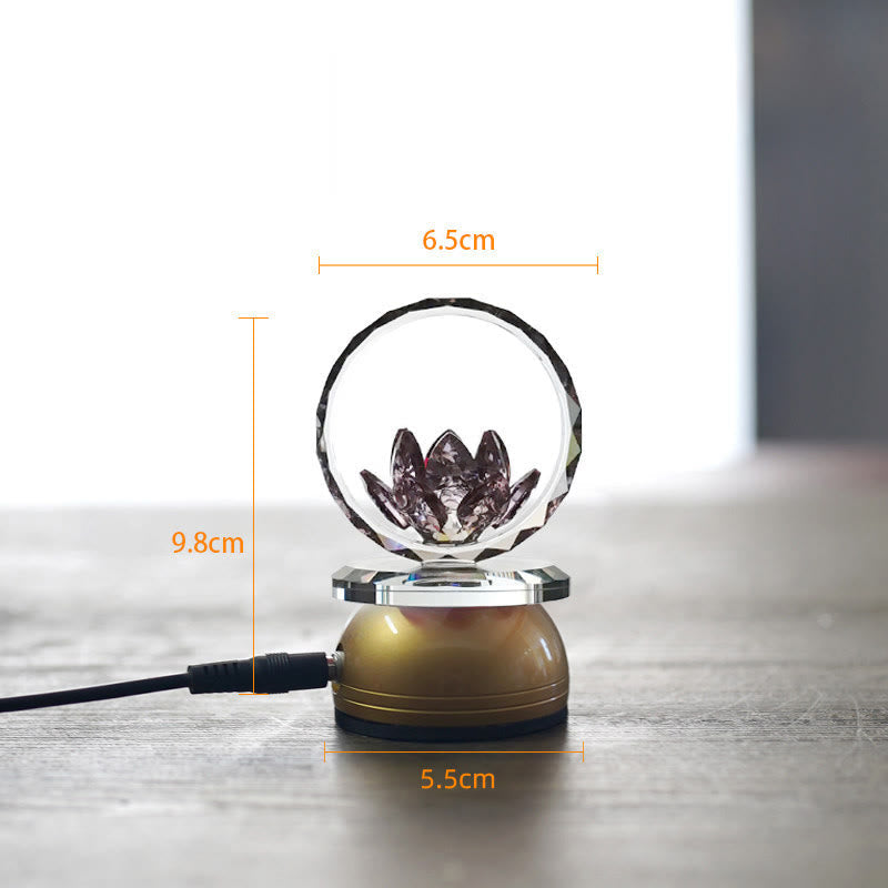 Buddha Stones Lotus Copper Brass New Beginning Home Decoration