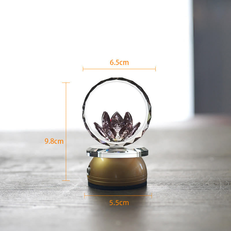 Buddha Stones Lotus Copper Brass New Beginning Home Decoration
