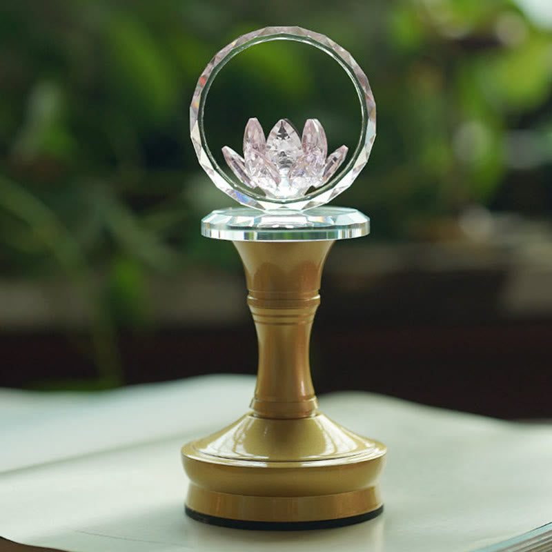 Buddha Stones Lotus Copper Brass New Beginning Home Decoration