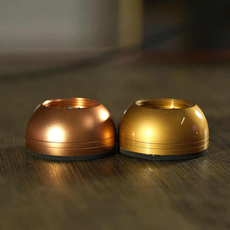 Buddha Stones Lotus Copper Brass New Beginning Home Decoration