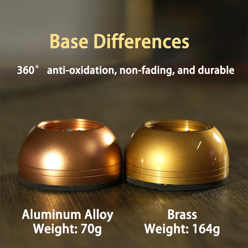 Buddha Stones Lotus Copper Brass New Beginning Home Decoration