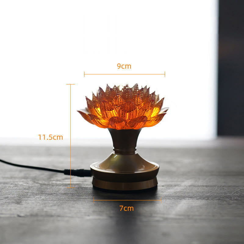 Buddha Stones Lotus Liuli Glass Copper Brass New Begining Home Decoration