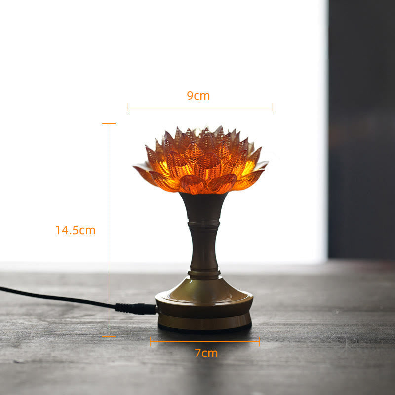 Buddha Stones Lotus Liuli Glass Copper Brass New Begining Home Decoration