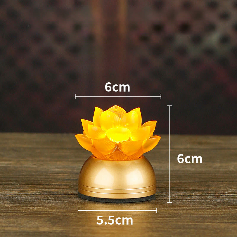 Buddha Stones Lotus Liuli Glass Copper New Begining Home Decoration