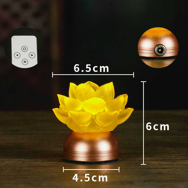Buddha Stones Lotus Liuli Glass Copper New Begining Home Decoration