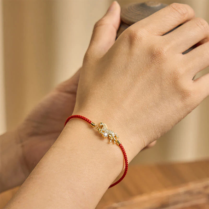 Buddha Stones Wishing You Success & Good Luck Year of the Horse String Includes Gift Message Card