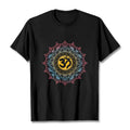 Buddha Stones Color Gradient Mandala OM Pattern Tee T-shirt