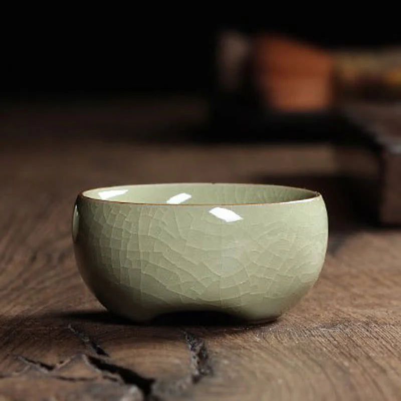 Buddha Stones Colorful Koi Fish Ceramic Teacup Kung Fu Tea Cup Bowl