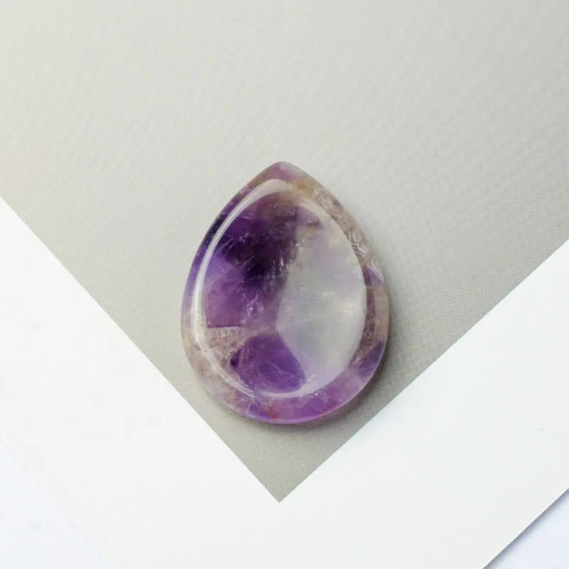Buddha Stones Teardrop Shape Worry Stone Protection Crystal Decor 34*26*7.8cm