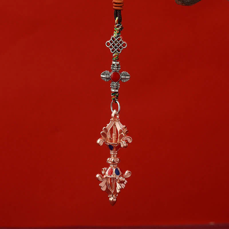 Buddha Stones Vajra Enlightenment Rope Key Chain