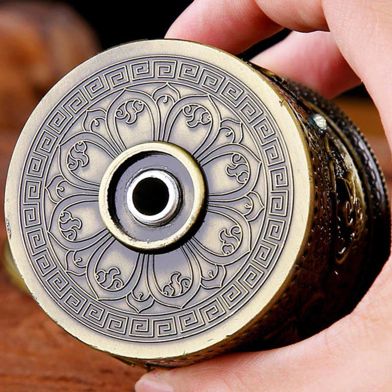 Buddha Stones Tibetan Blessing Prayer Wheel Car Decoration