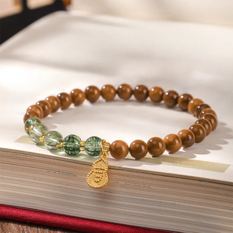 Buddha Stones Kuka Seed Green Phantom Ward Off Evil Spirits Bracelet