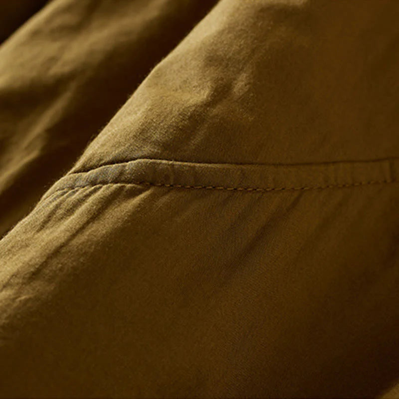 Buddha Stones Plain Women's Harem Thick Pants With Pockets