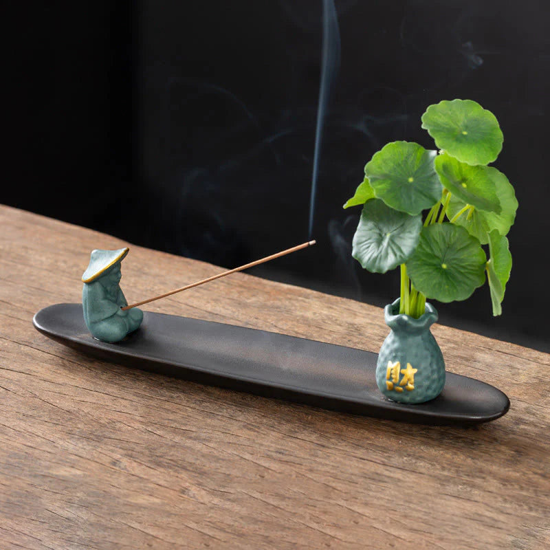 Buddha Stones Pixiu Wealth Home Decoration Incense Burner