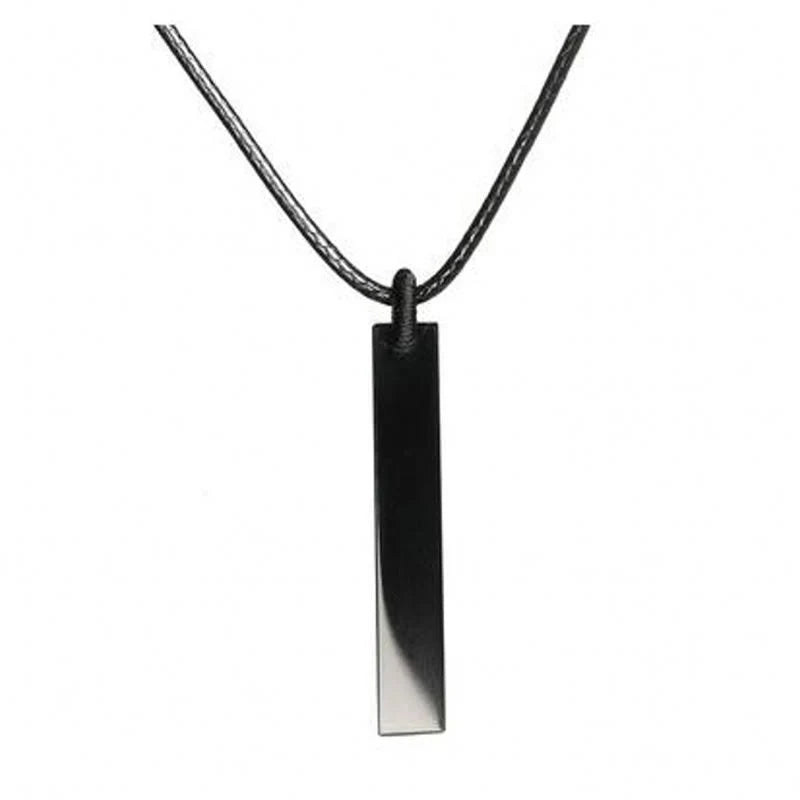 FREE Today: Transformation and Fulfilment Black Obsidian Blue Sandstone Necklace Pendant