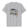 Buddha Stones Potala Palace Om Mani Padme Hum Prayer Flags Cotton Tee T-shirt