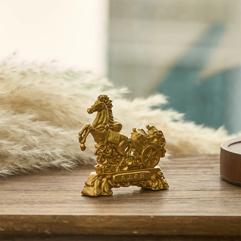 Buddha Stones Get Rich Now Year of the Horse Cabbage Ingot Home Decoration