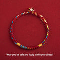 Buddha Stones May You Be Safe And Lucky In The Year Ahead Multicolored Bracelet