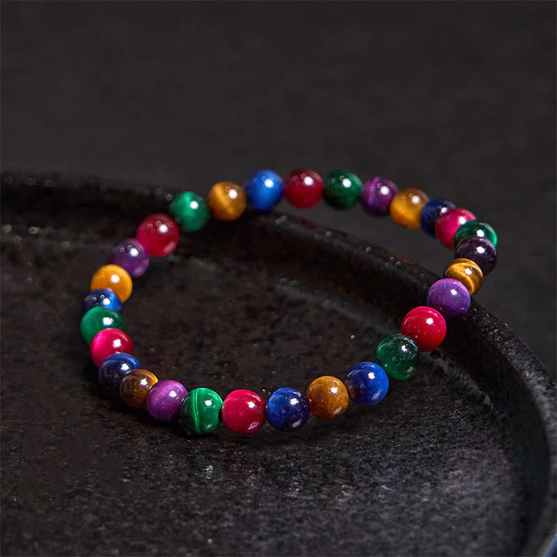 Buddha Stones Various Tiger Eye Confidence Bracelet