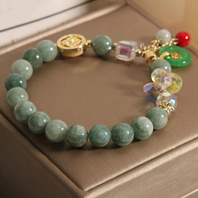FREE Today: Blessing Good Luck Fu Character Charm Healing Bracelet