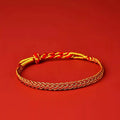 Buddha Stones Red String Yellow String Luck Bracelet