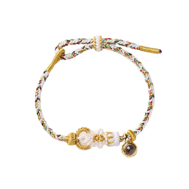 Buddha Stones String Projection Stone Hand-woven Buddha Knots Connection Bracelet