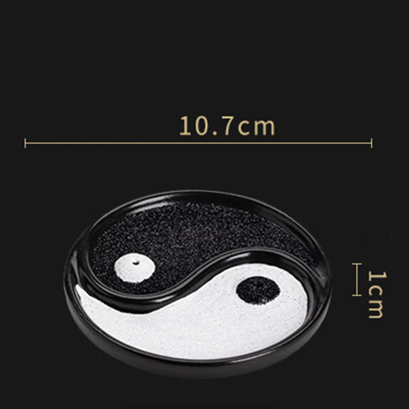 Buddha Stones Yin Yang Zen Balance Incense Holder