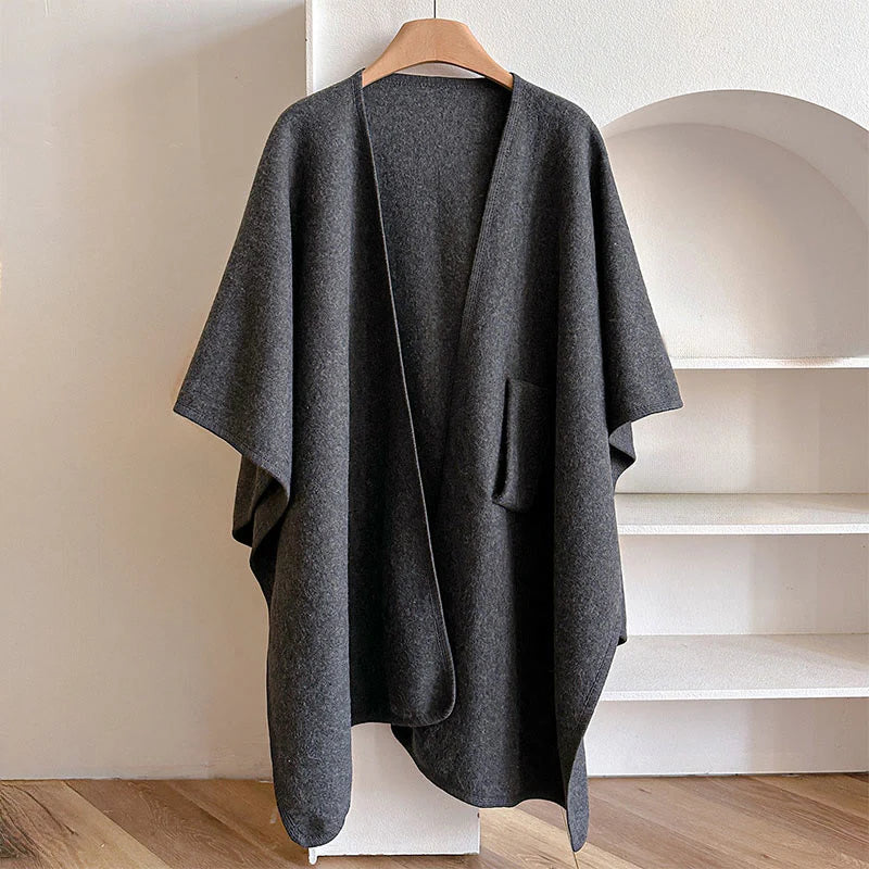 Buddha Stones Winter Solid Color Warm Cozy Split Scarf Shawl