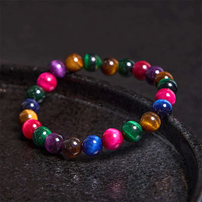 Buddha Stones Various Tiger Eye Confidence Bracelet