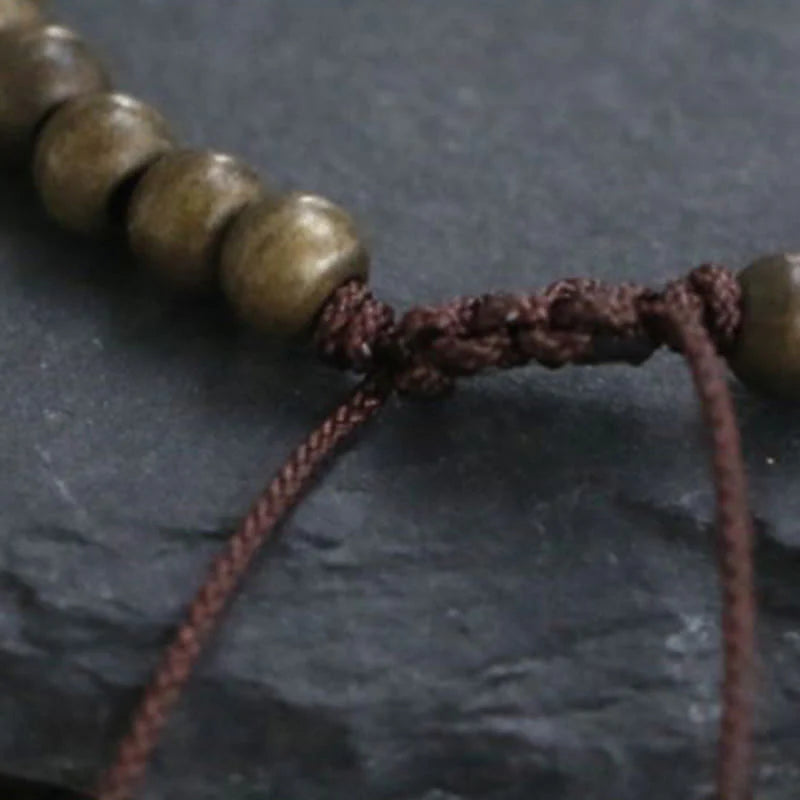 Buddha Stones Copper Brass Beads Balance Wealth Simple Bracelet