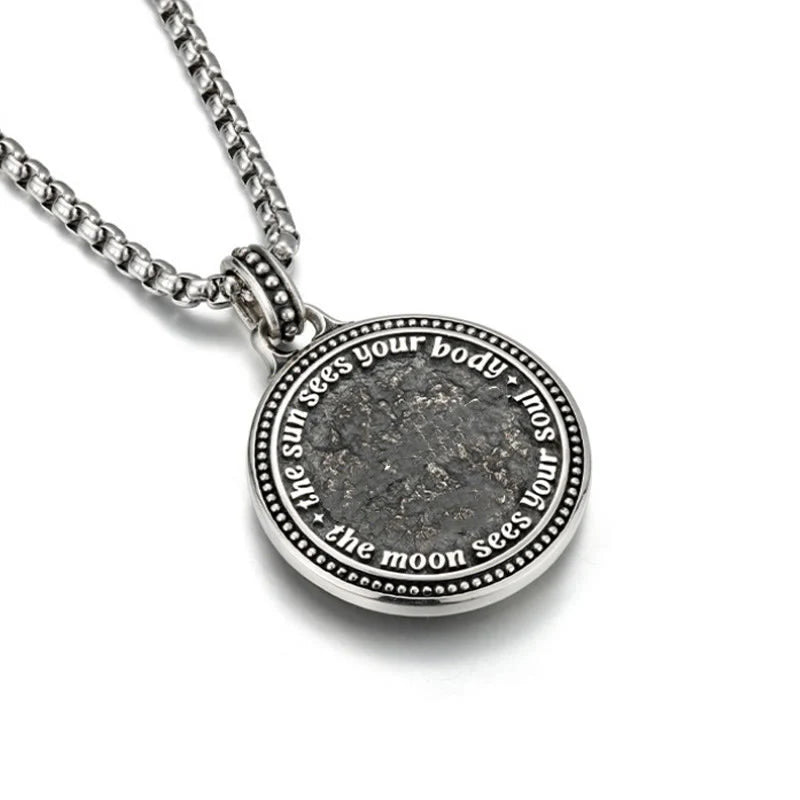 FREE Today: Harmony and Wealth Snake Yin Yang Symbol Copper Necklace Pendant