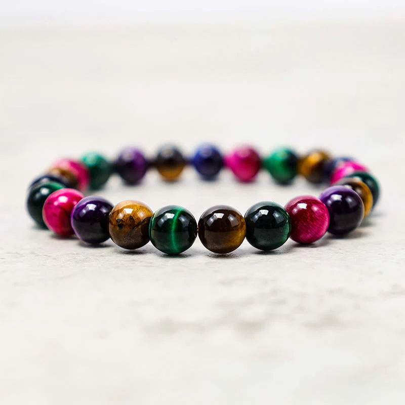 Buddha Stones Various Tiger Eye Confidence Bracelet