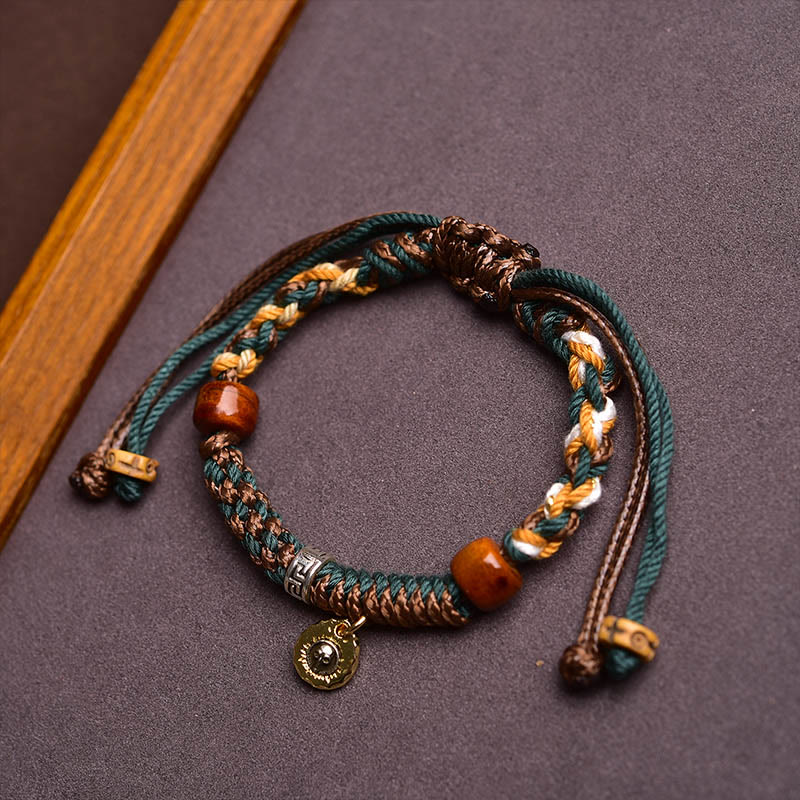 FREE Today: Ward Off Evil Spirits Tibetan Bone Beads Rope Bracelet