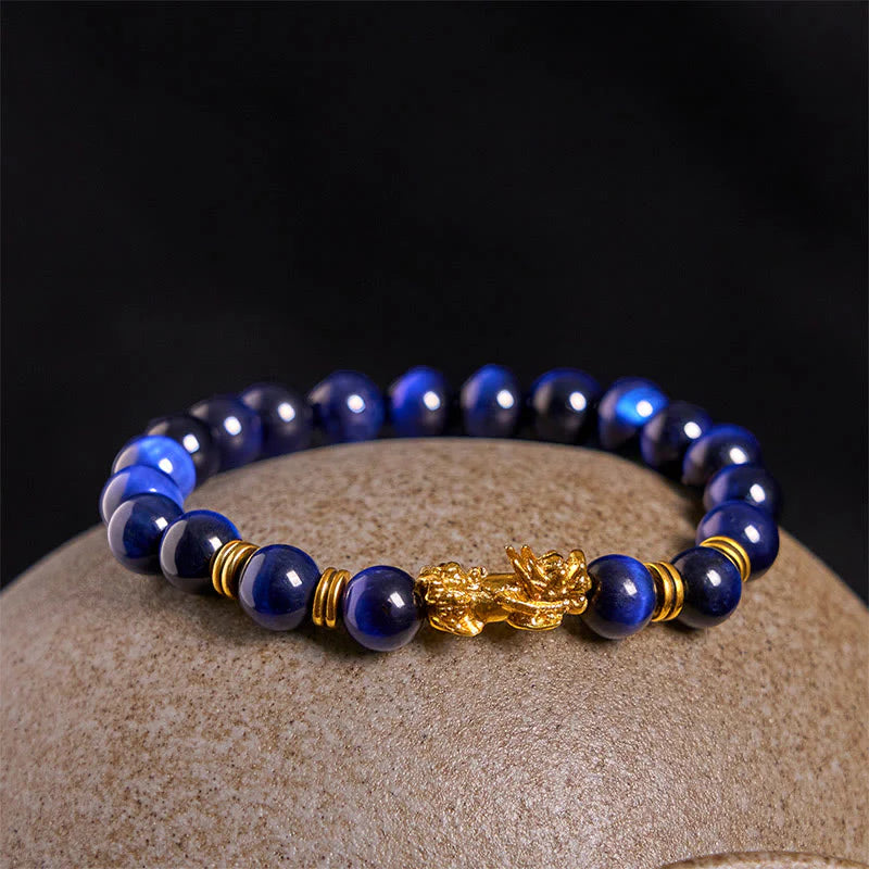 FREE Today: Wealth and Courage Various Color Tiger Eye Beads Pixiu Bracelet